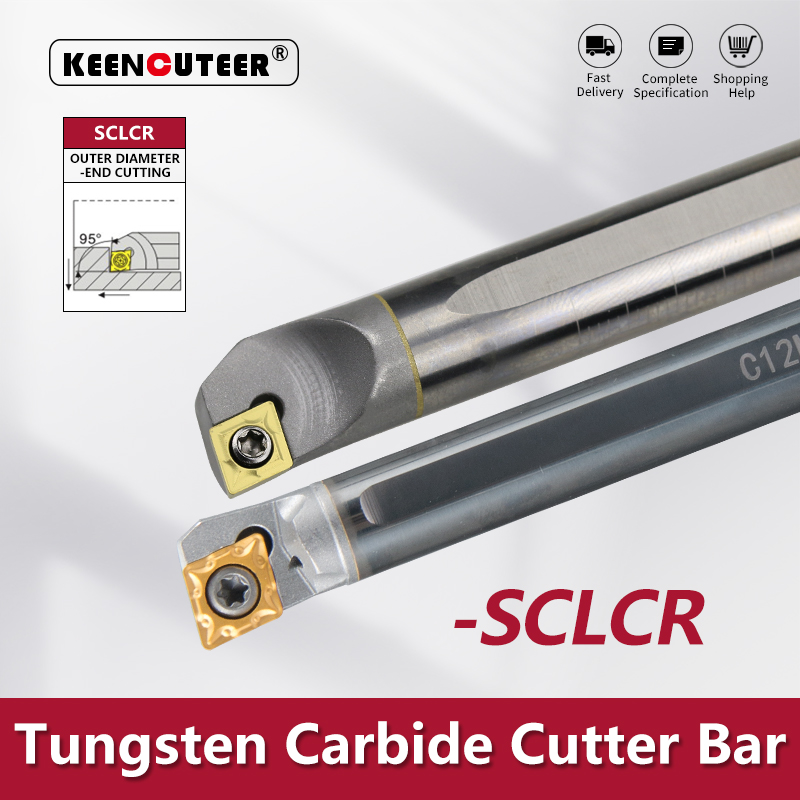 Parting Tool Lathe - Tungsten Carbide SCLCR06 SCLCR09 SCLCR Holder