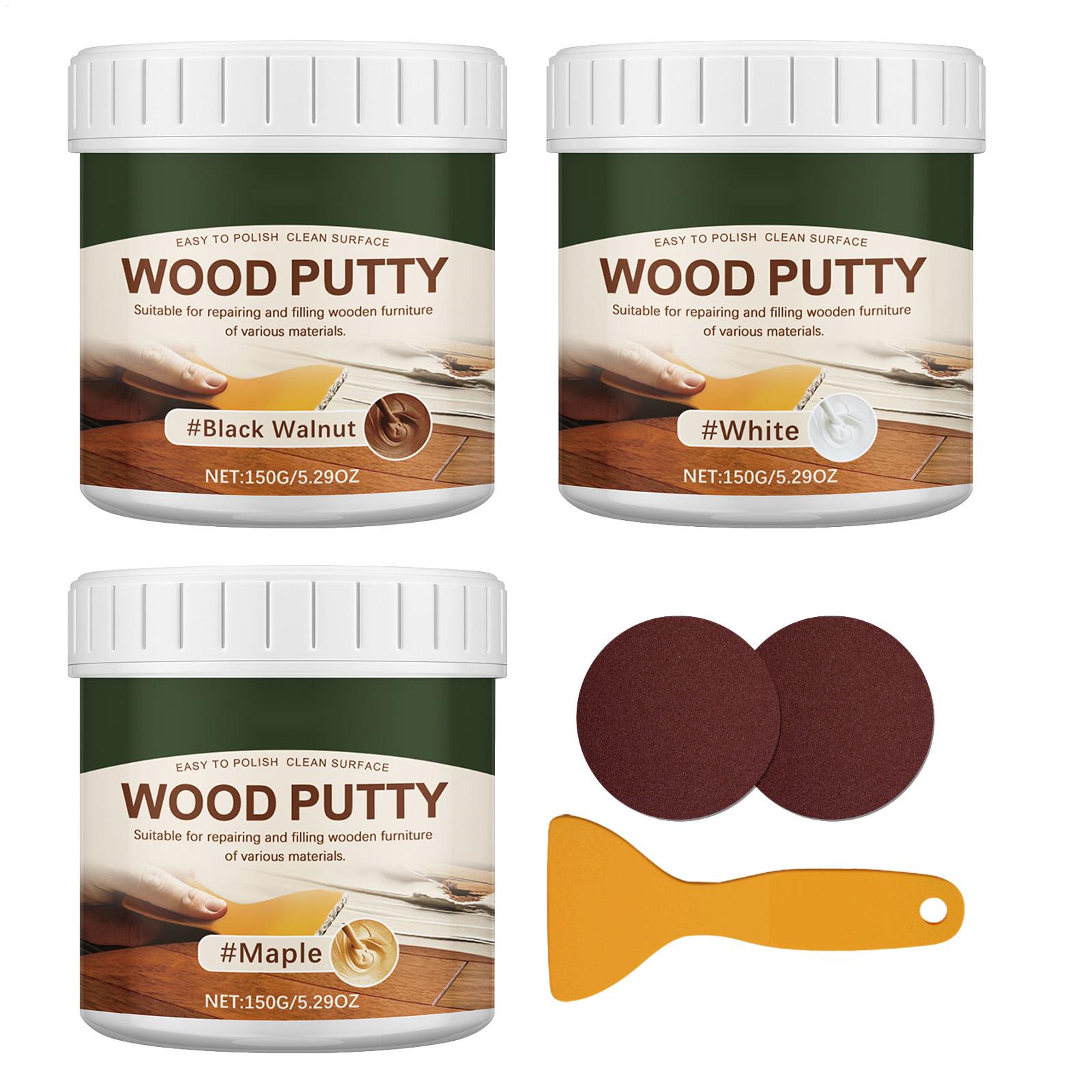 Cabinet Scraper Set - 150g Stainable Wood Crack Filler Wood