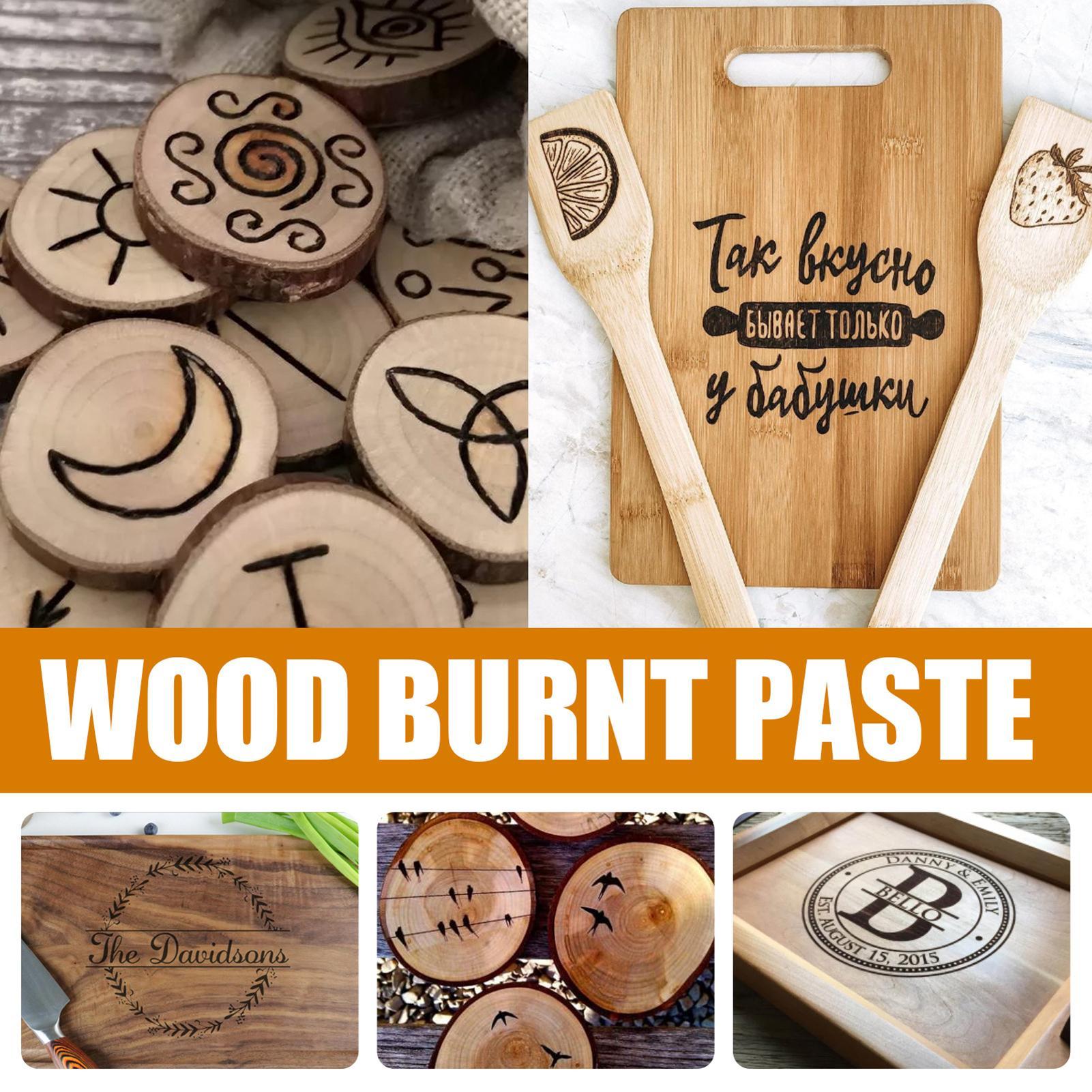 Woodworking Projects Art - Wood Burning Paste Heat Activated Combustion