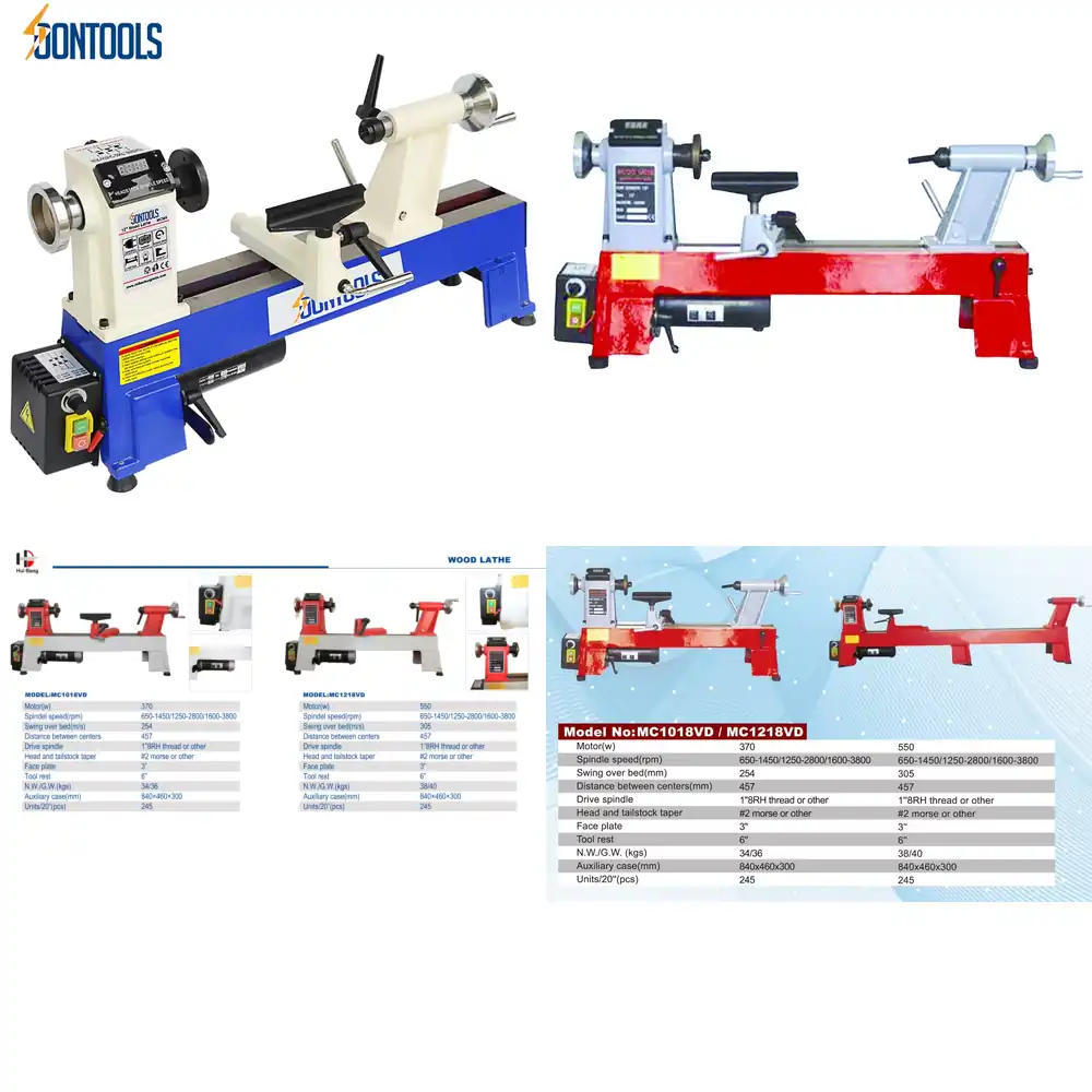 Woodworking Lathe - MC 1218 Woodworking Lathe with Durable