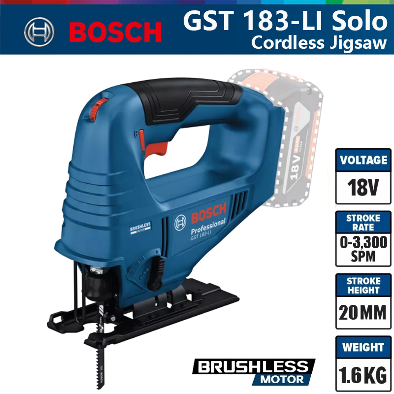 Bosch GST 183-LI Professional  - Woodworking Jig recension och pris