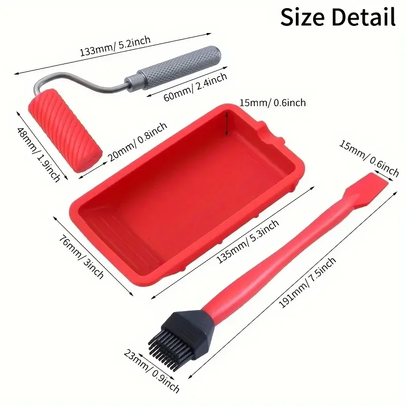 Silicone Glue Roller with Tray - Woodworking Projects Art recension och pris