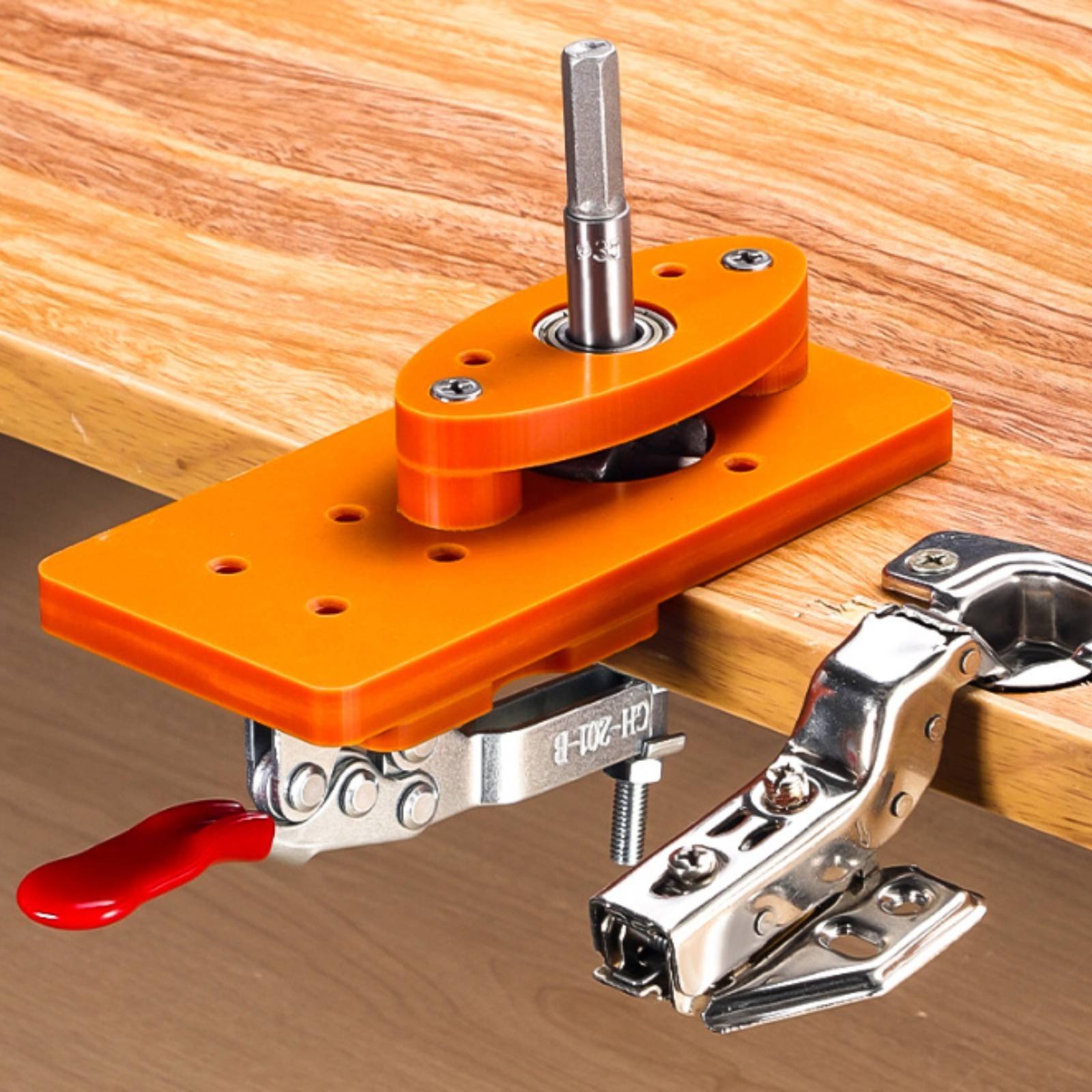 35mm Hinge Drilling Jig Long-L - Woodworking Jig recension och pris