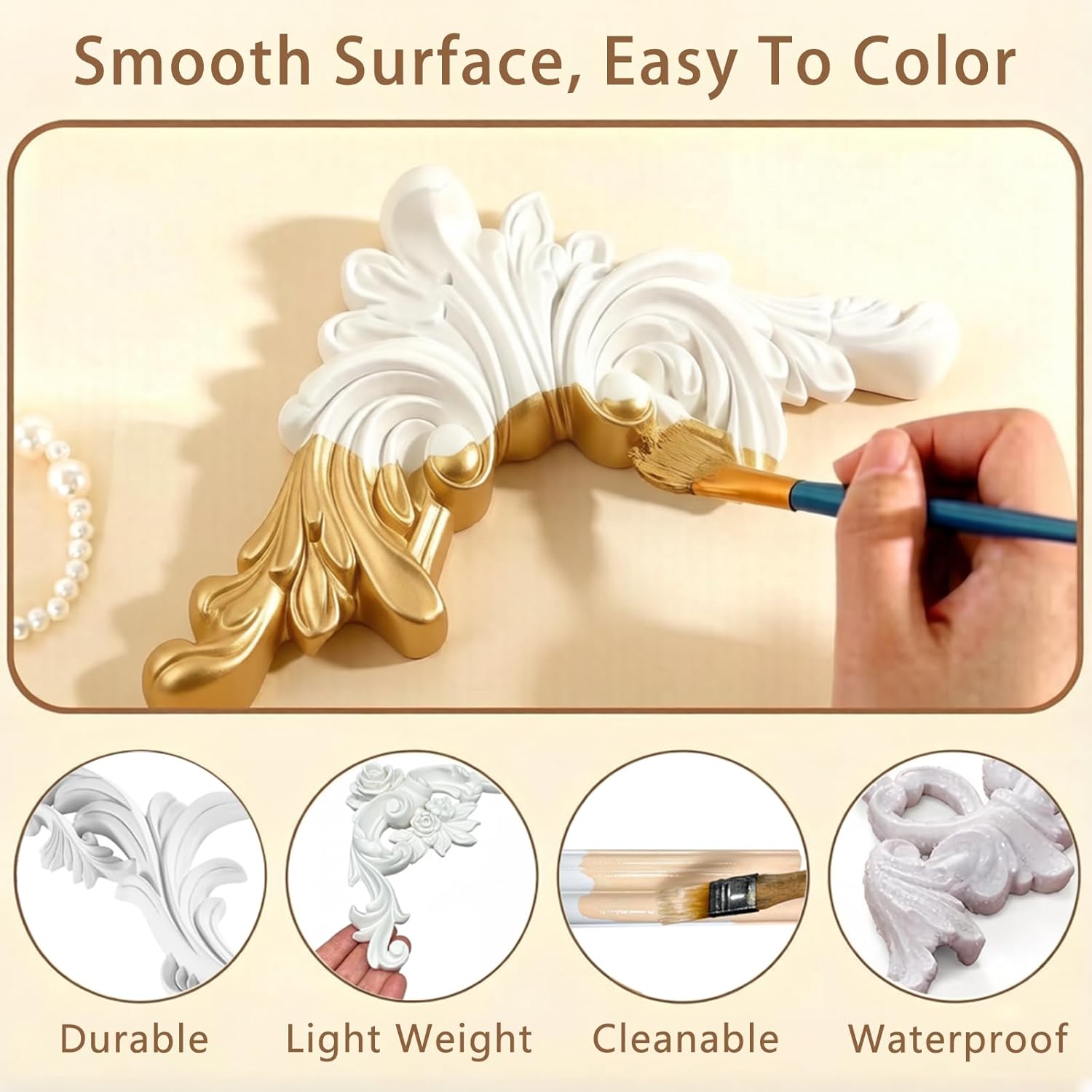 PU Decorative Corner Molding F - Cabinet Scraper Set recension och pris