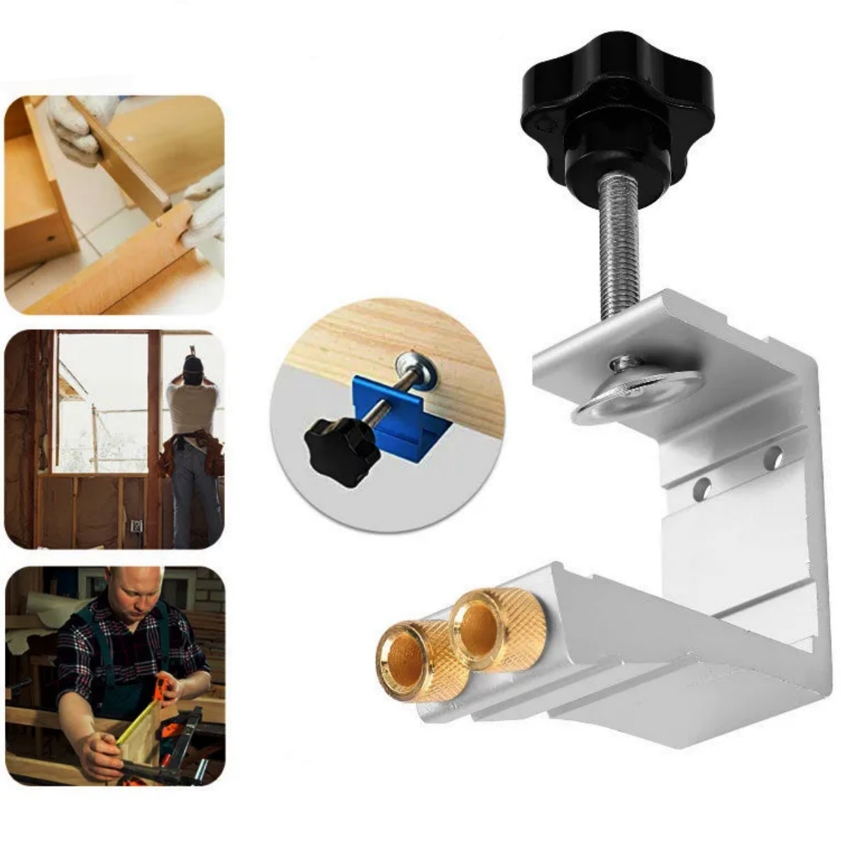 1 Set Pocket Hole Jig for Wood - Woodworking Jig recension och pris