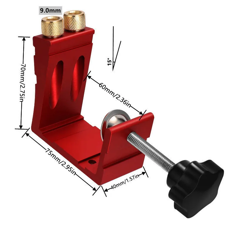 1 Set Pocket Hole Jig for Wood - Woodworking Jig recension och pris