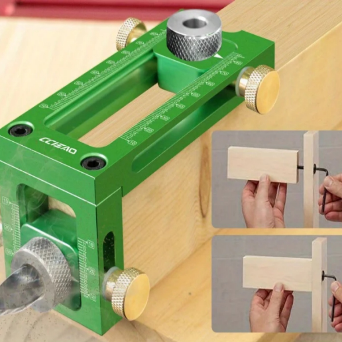 Screw Jig 2-in-1 Adjustable Wo - Woodworking Jig recension och pris
