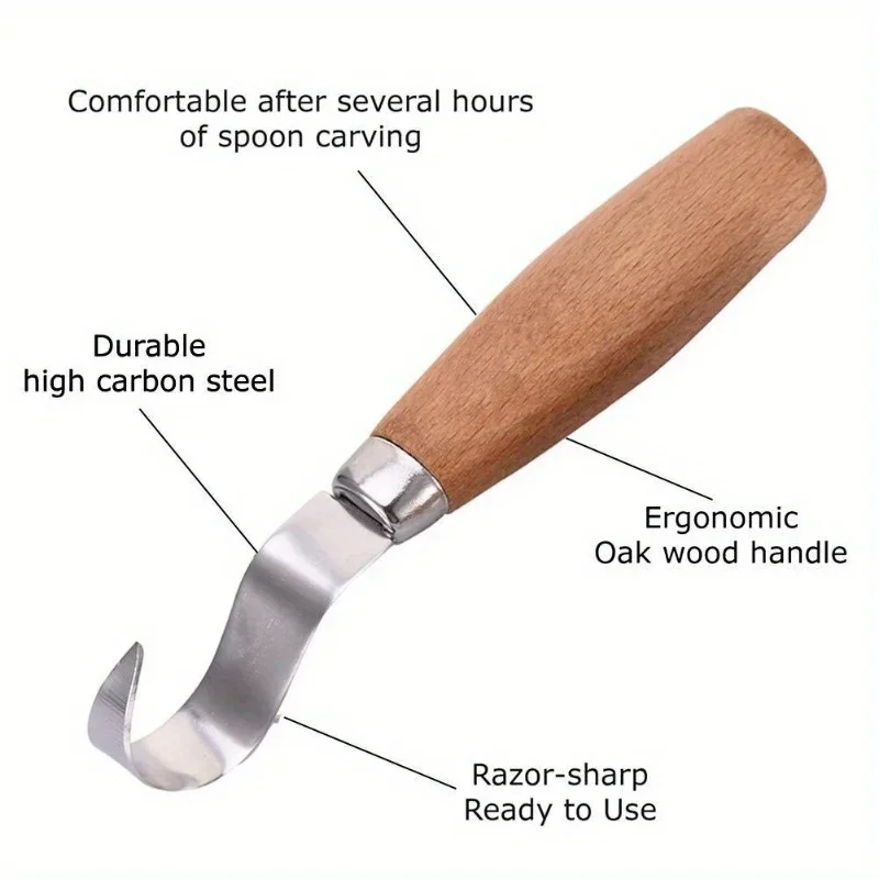 Wood Carving Knife Chisel Hook - Woodworking Man recension och pris