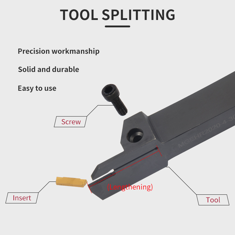 MGEHR2020/2525/3232-3/4/5 Groo - Parting Tool Lathe recension och pris