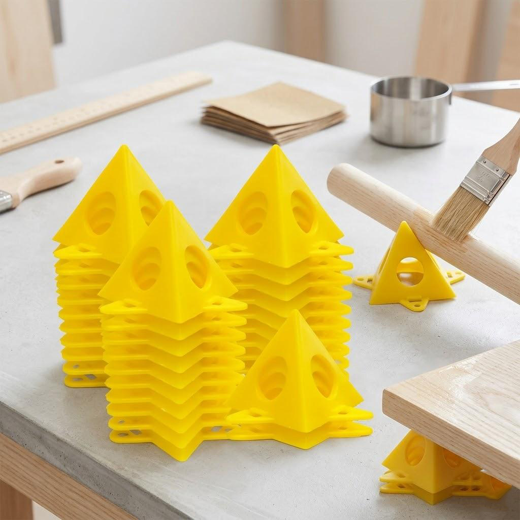 10PCS Triangle Spray Painting  - Woodworking Projects Art recension och pris