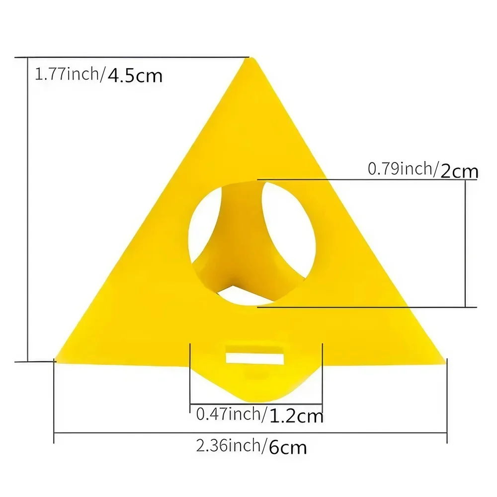 10PCS Triangle Spray Painting  - Woodworking Projects Art recension och pris